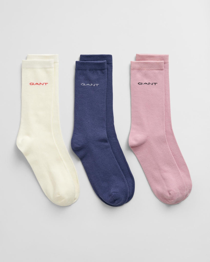 Soft cotton socks 3-pack-Accessories-Gant-Aandahls