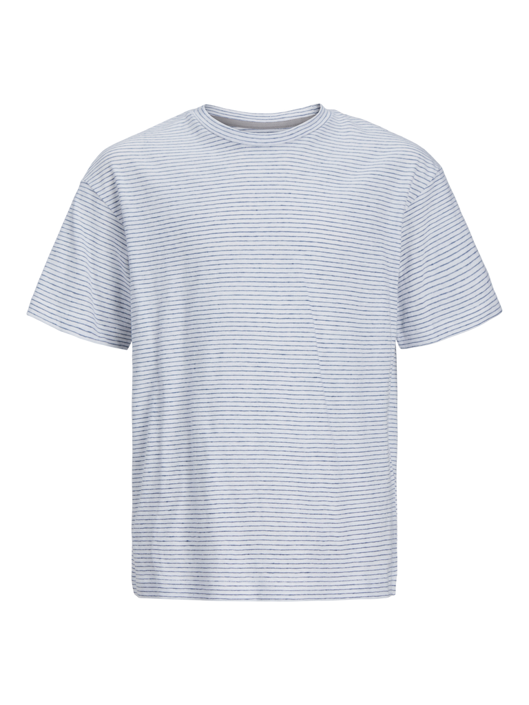 Soft linen blend ss tee-T-shirt-Jack & Jones-Aandahls