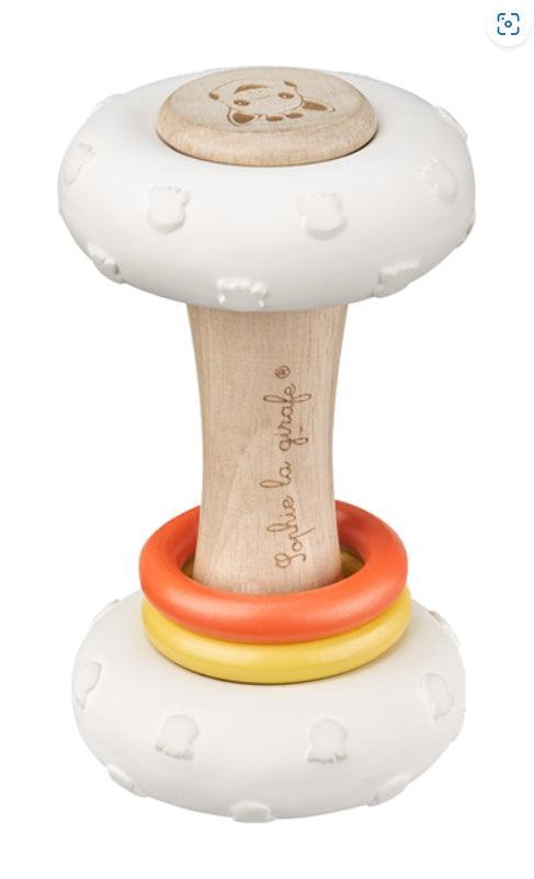 Sopure Sophie la girafe rubber&wood totem rattle-Tilbehør-Sophie La Giraffe-Aandahls