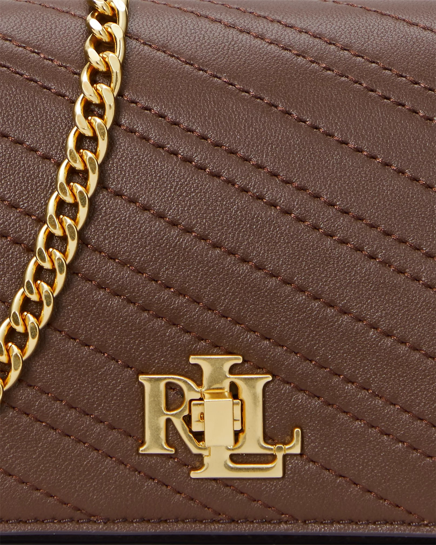 Stitced crossbody turn-lock-Veske-Ralph Lauren-Aandahls