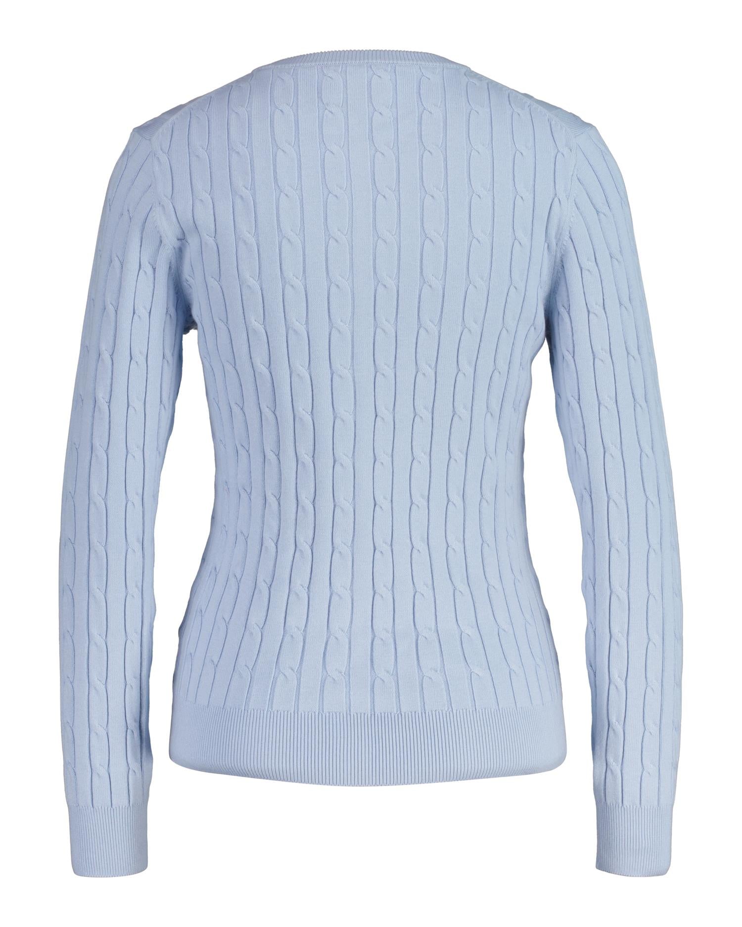 Stretch cotton cable cardigan-Cardigan-Gant-Aandahls