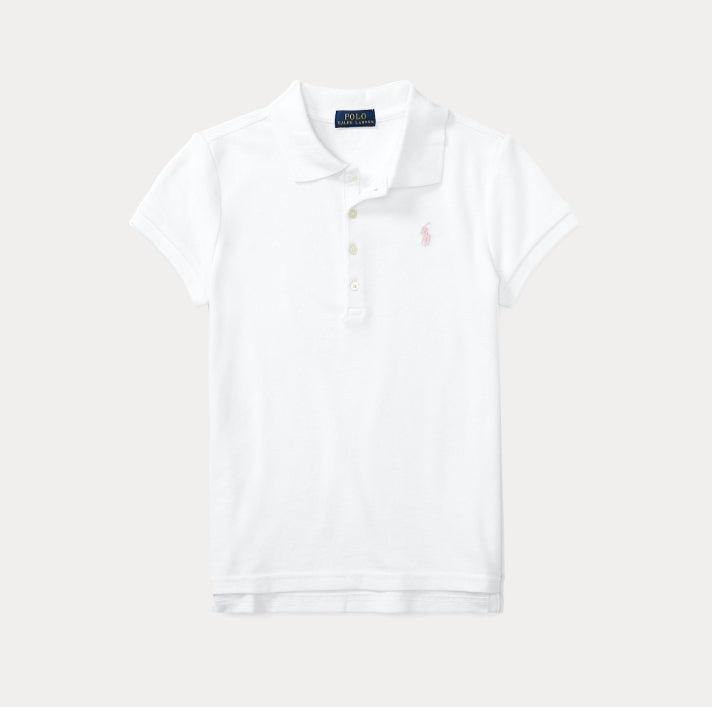 Stretch cotton mesh polo shirt-T-shirt-Polo Ralph Lauren-Aandahls