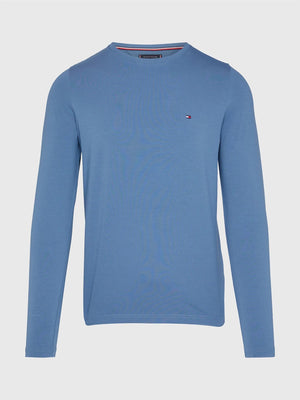 Stretch slim fit longs-T-shirts-Tommy Hilfiger-Aandahls