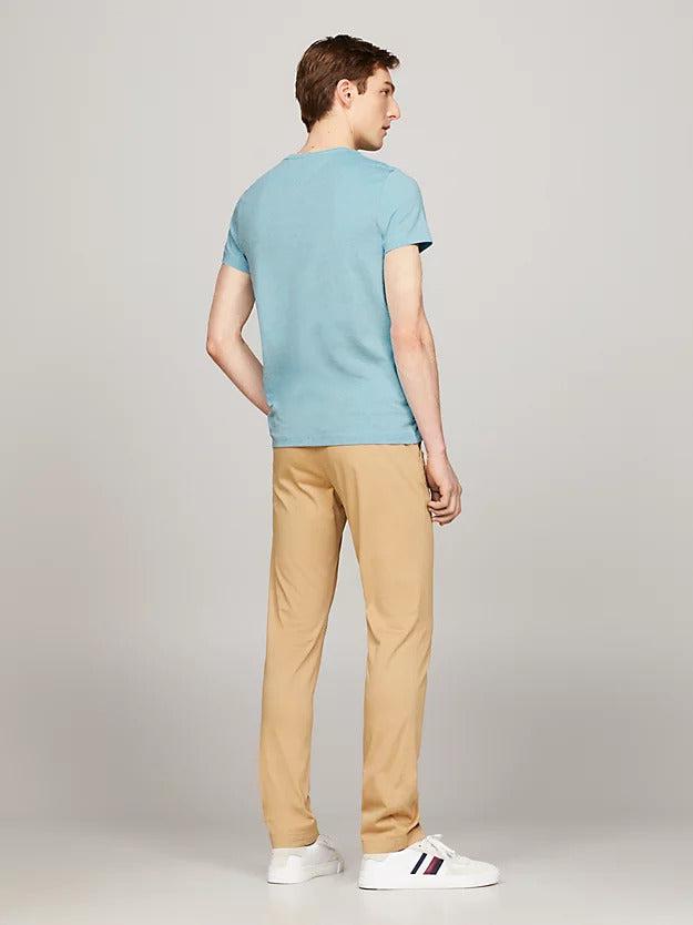 Stretch slim fit tee-T-shirt-Tommy Hilfiger-Aandahls