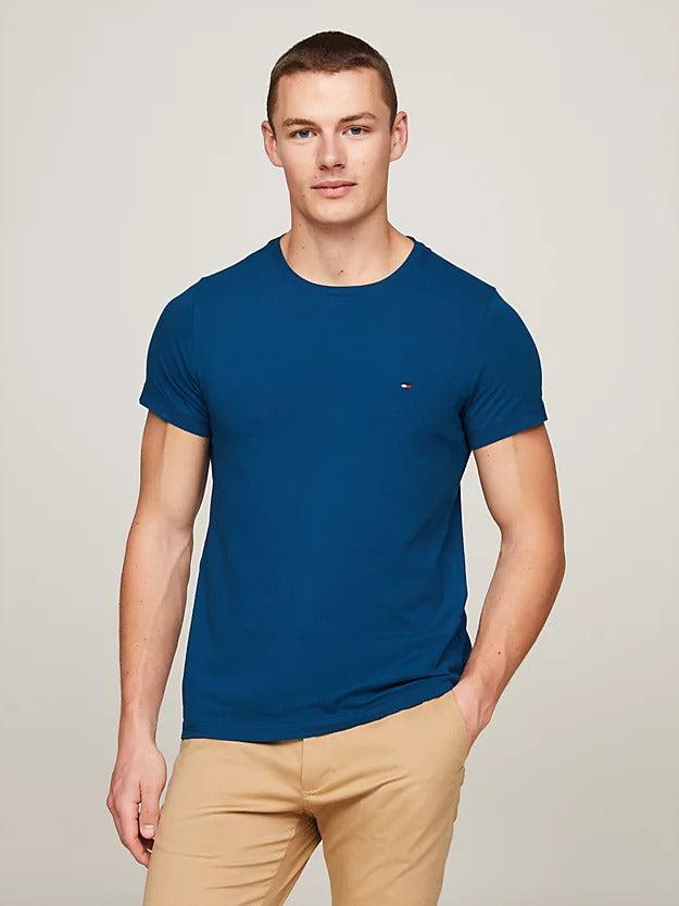 Stretch slim fit tee-T-shirt-Tommy Hilfiger-Aandahls