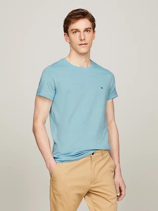 Stretch slim fit tee-T-shirt-Tommy Hilfiger-Aandahls