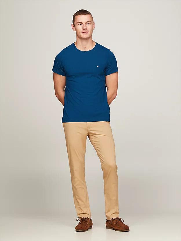 Stretch slim fit tee-T-shirt-Tommy Hilfiger-Aandahls