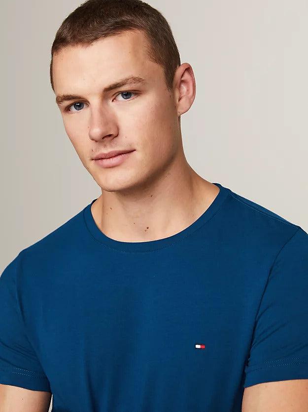 Stretch slim fit tee-T-shirt-Tommy Hilfiger-Aandahls