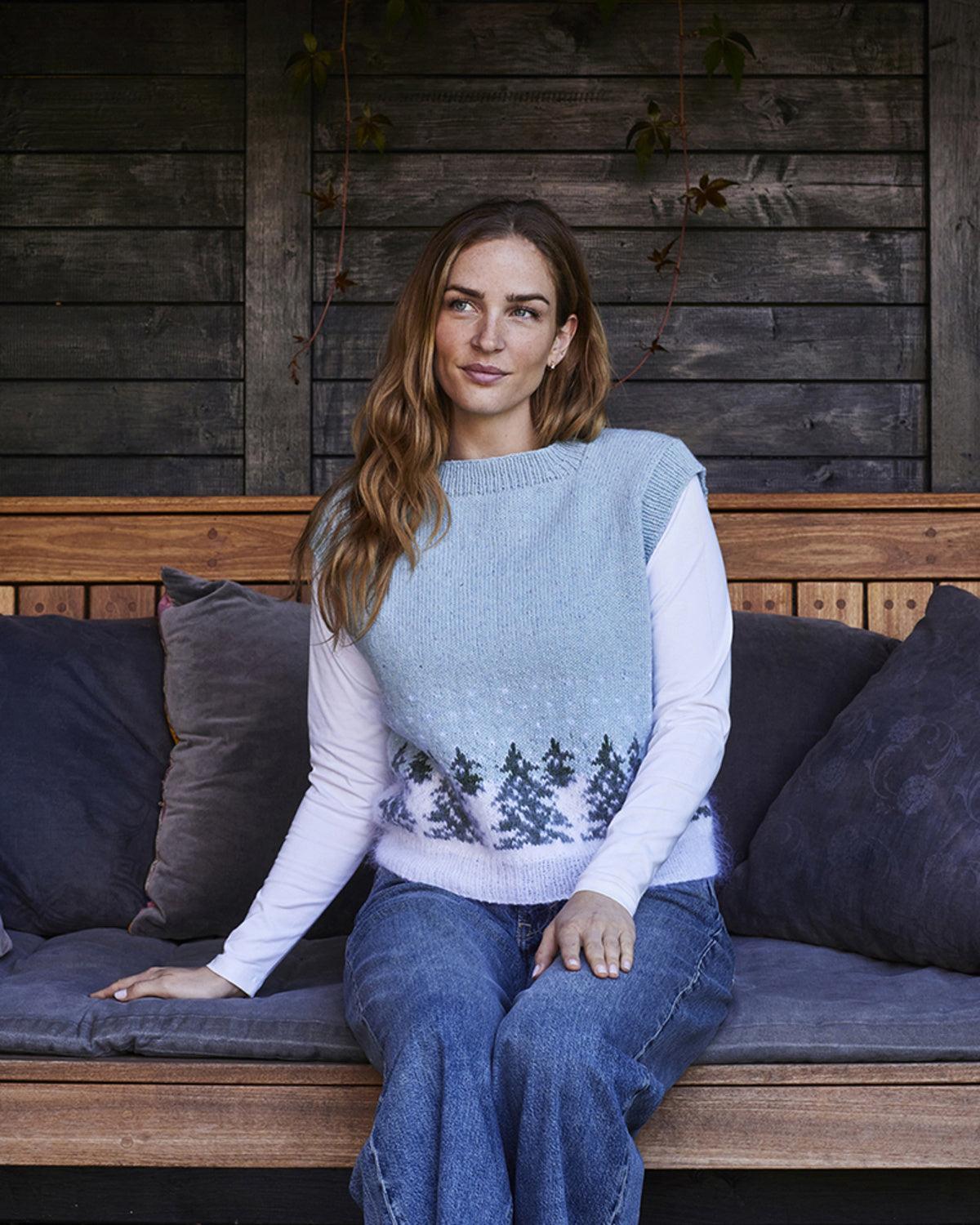 Strikkepakke, Julevest-Garn & Broderi-Permin-Aandahls