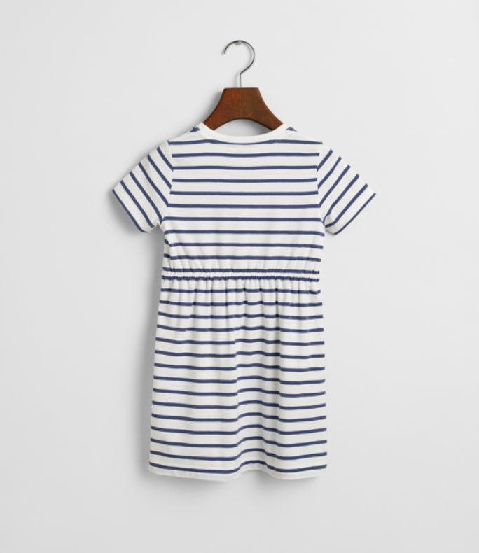 Striped T-Shirt Dress-Kjole-Gant-Aandahls