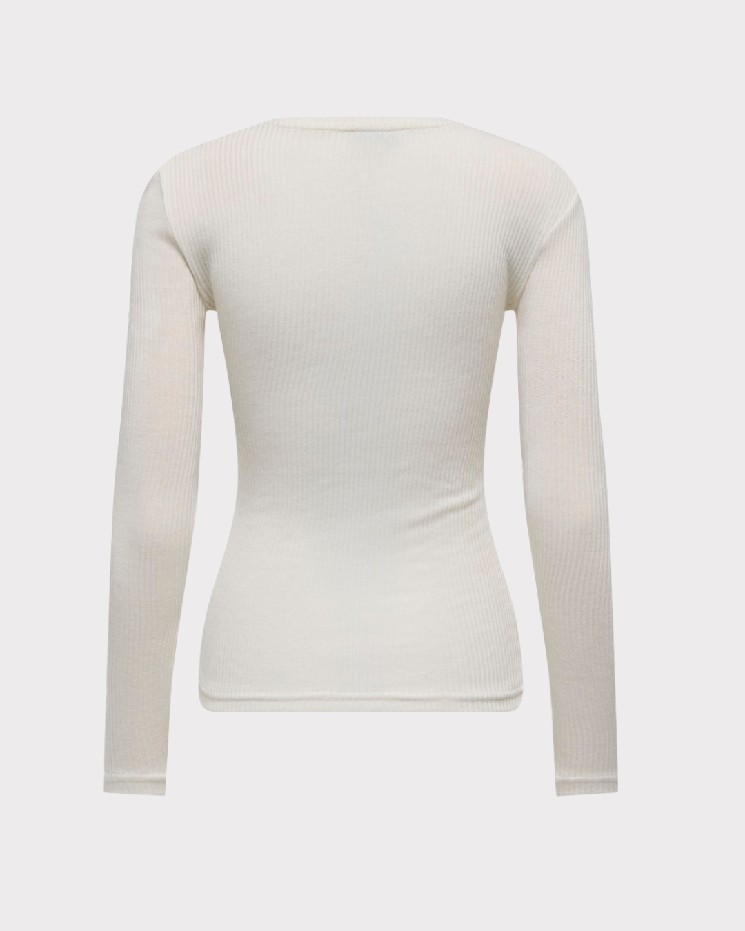 Suma Rib L/S Woolblend Plck Top Jrs-Overdel-Jacqueline de Yong-Aandahls