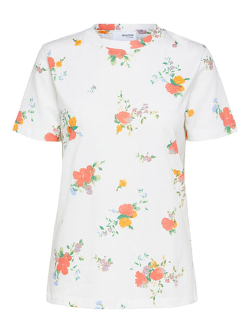 Sunna Printed Tee-T-shirt-Selected Femme-Aandahls