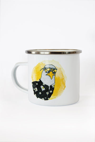 Sunshine seagull mug-Accessories-Lakor-Aandahls