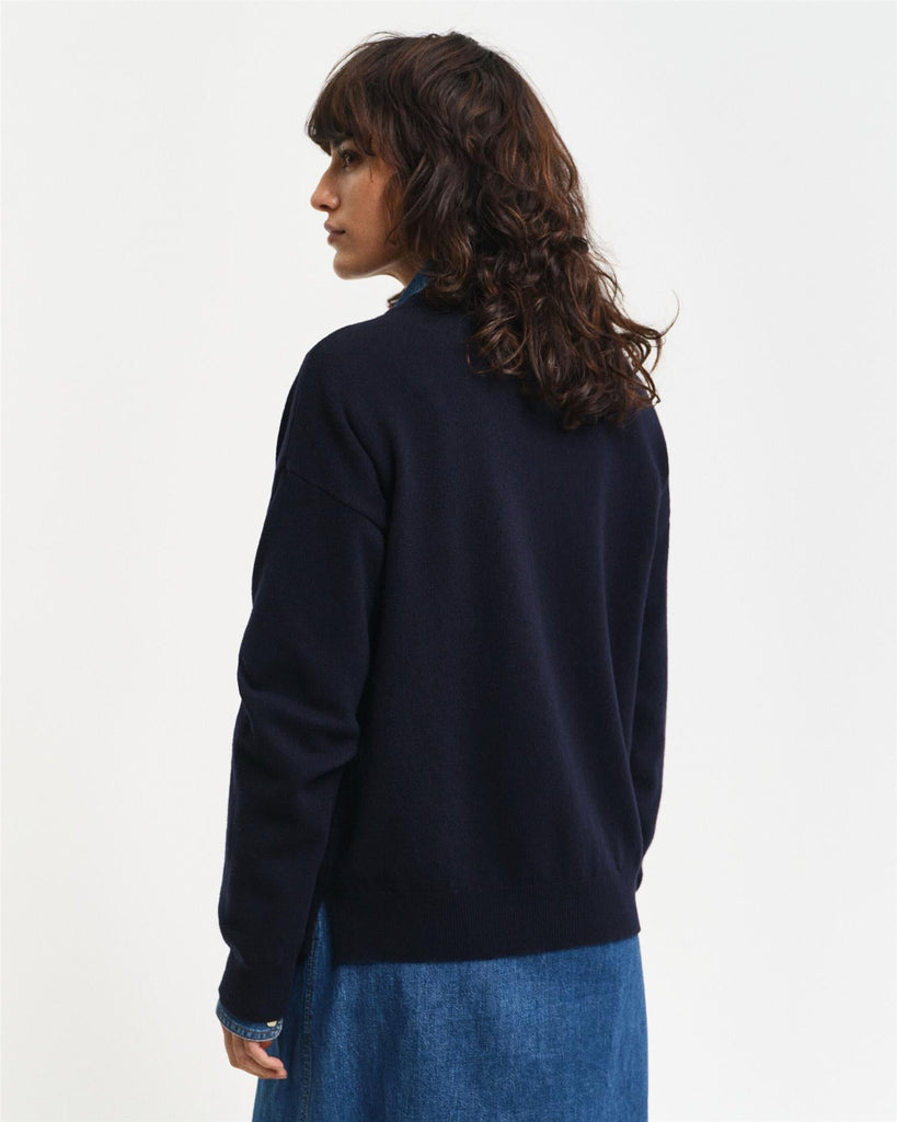 Superfine Lambswool C-neck-Genser-Gant-Aandahls