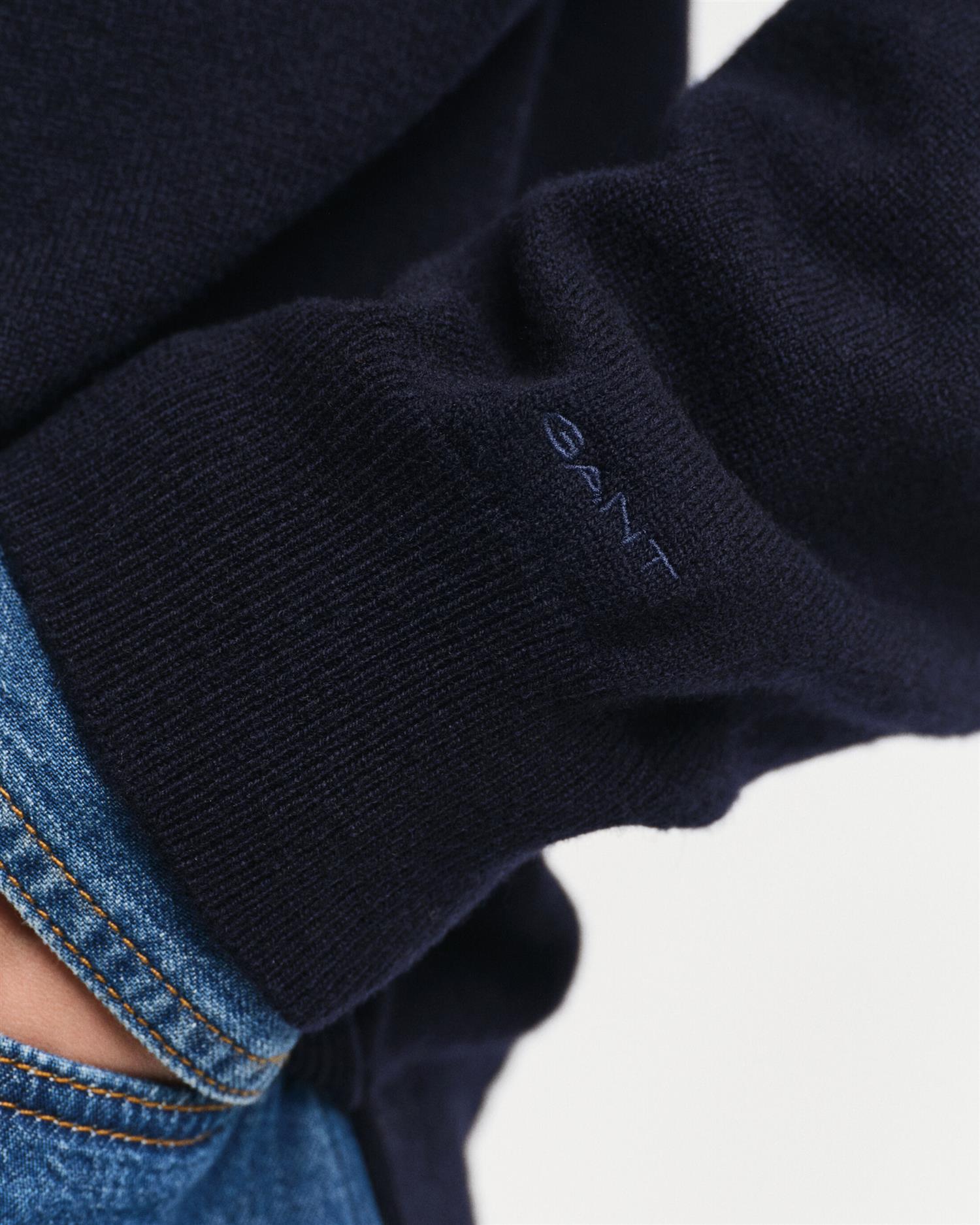 Superfine Lambswool C-neck-Genser-Gant-Aandahls