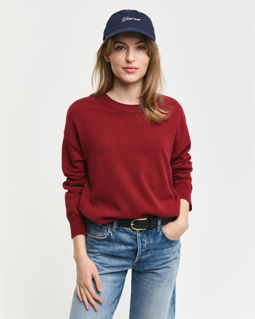 Superfine Lambswool C-neck-Genser-Gant-Aandahls