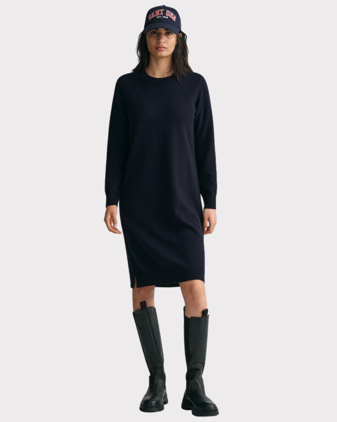Superfine Lambswool Dress-Kjole-Gant-Aandahls