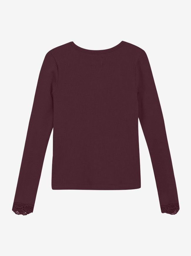 T-Shirt LS-Genser-Creamie-Aandahls