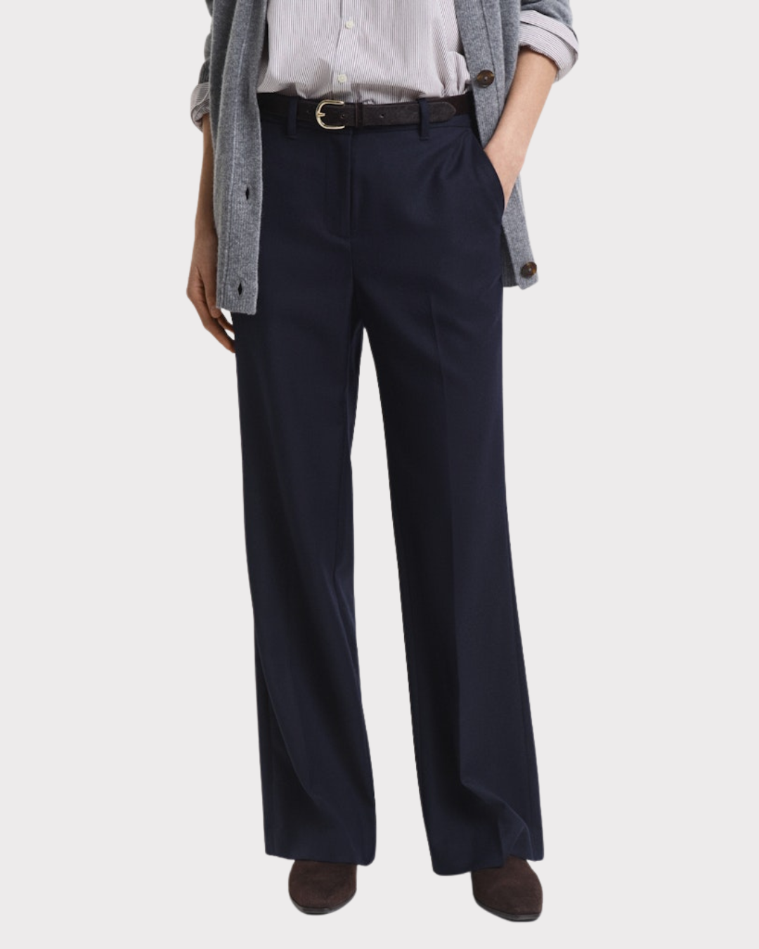 Tailored Wool Blend Pants-Bukse-Gant-Aandahls