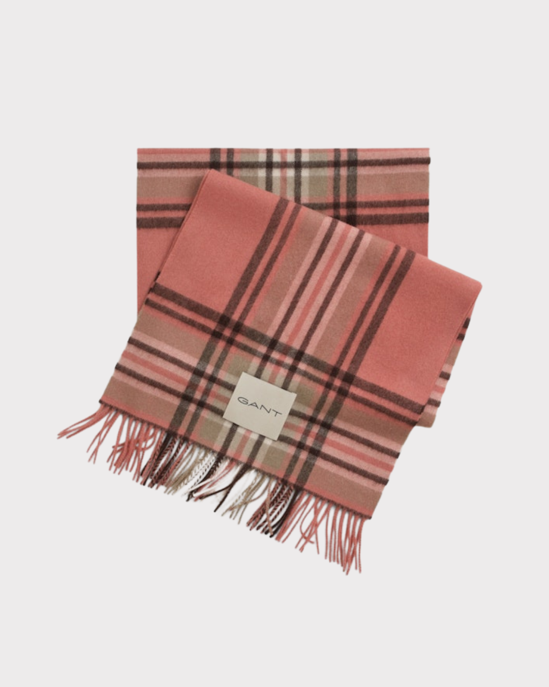 Tartan Check Wool Scarf-Tilbehør-Gant-Aandahls