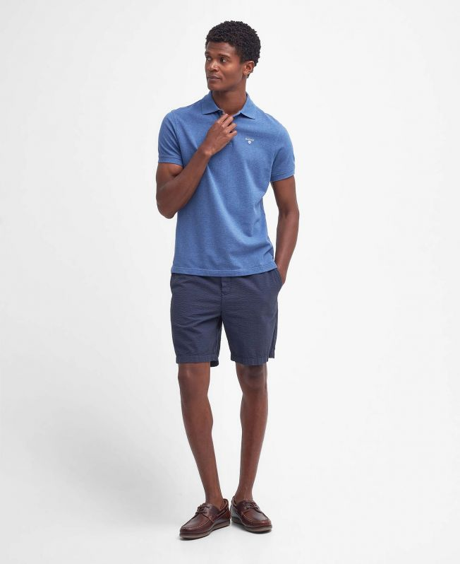 Tartan Pique Polo-T-shirt-Barbour-Aandahls