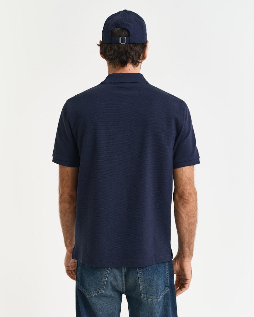 Textured polo-T-shirt-Gant-Aandahls