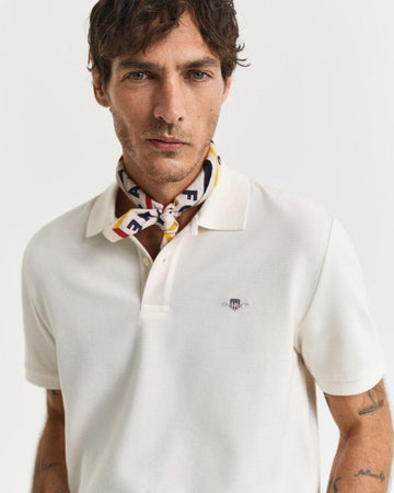 Textured polo-T-shirt-Gant-Aandahls