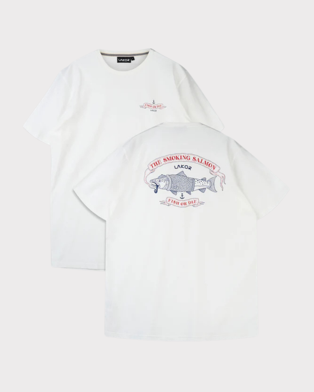 The Smoking Salmon t-shirt-T-shirt-Lakor-Aandahls