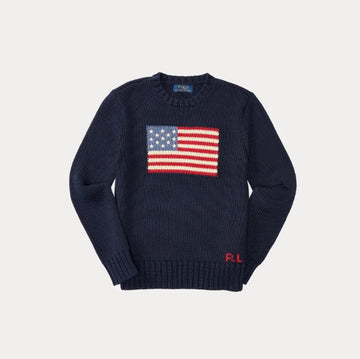 The iconic flag sweater-Genser-Polo Ralph Lauren-Aandahls