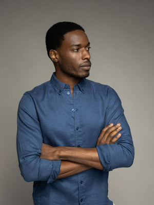 Theo Linen Shirt-Skjorte-Mos Mosh-Aandahls