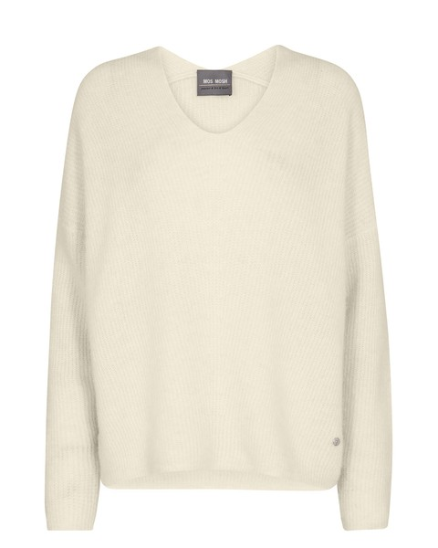 Thora v-neck knit-Genser-Mos Mosh-Aandahls