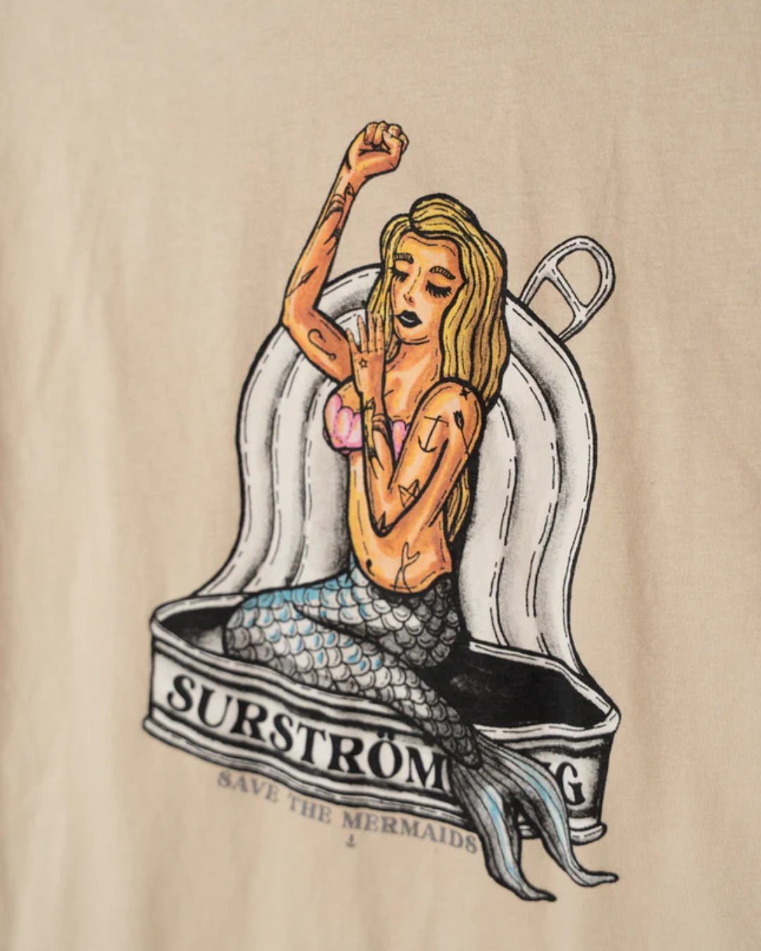 Tinned Mermaid T-shirt-T-shirt-Lakor-Aandahls