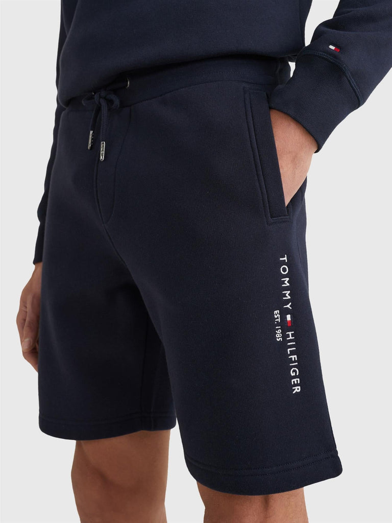 Tommy Logo Sweatshorts-Shorts-Tommy Hilfiger-Aandahls