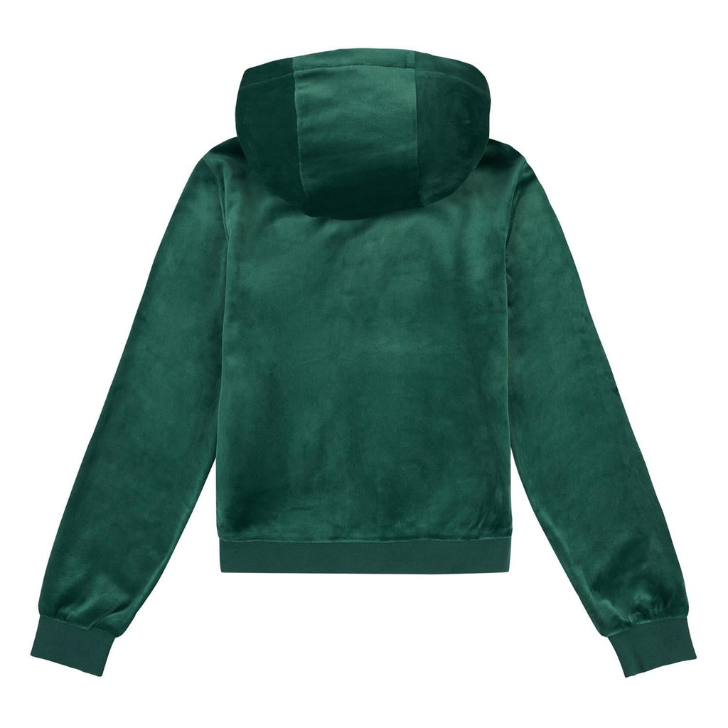 Tonal Embro Velour Zip thru-Jakke-Juicy Couture-Aandahls