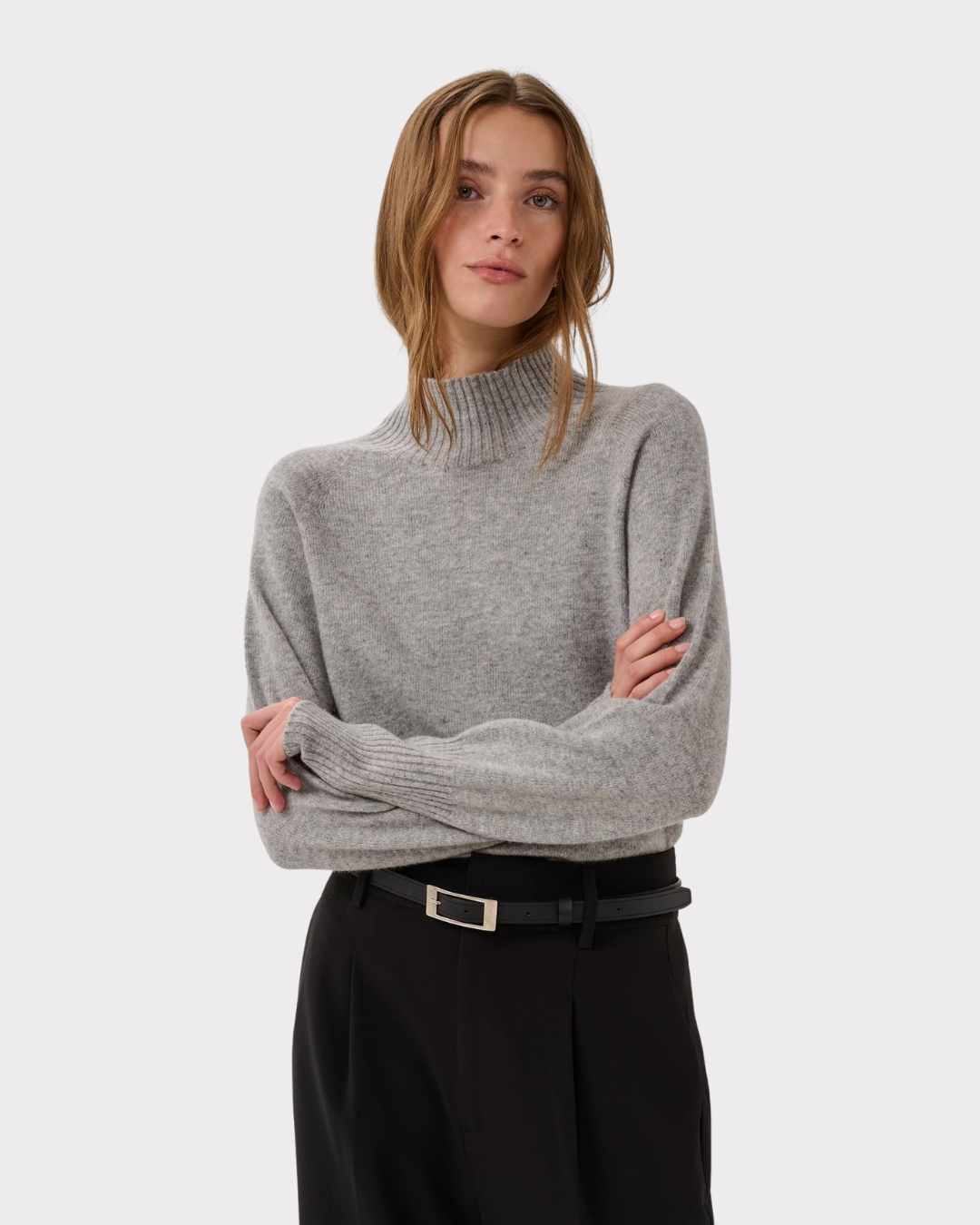 Tracy High Neck Pullover-Genser-My Essential Wardrobe-Aandahls