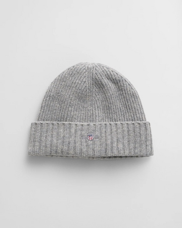 UNISEX. SHIELD WOOL BEANIE-Accessories-Gant-Aandahls