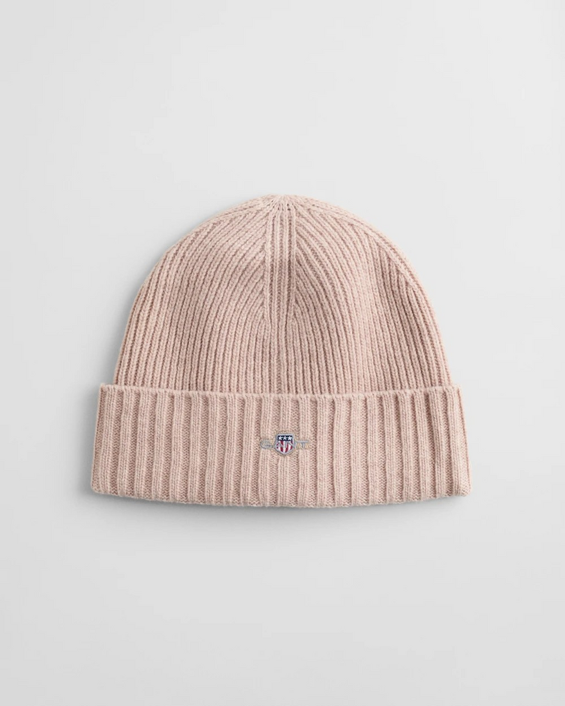 UNISEX. SHIELD WOOL BEANIE-Accessories-Gant-Aandahls