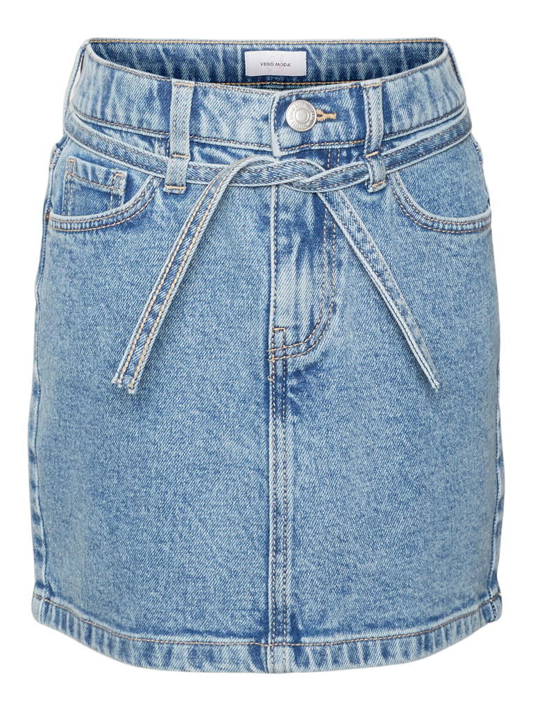 VMFLORA MR SHORT BELT SKIRT VI3429 GIRL-Skjørt-Vero Moda Girl-Aandahls