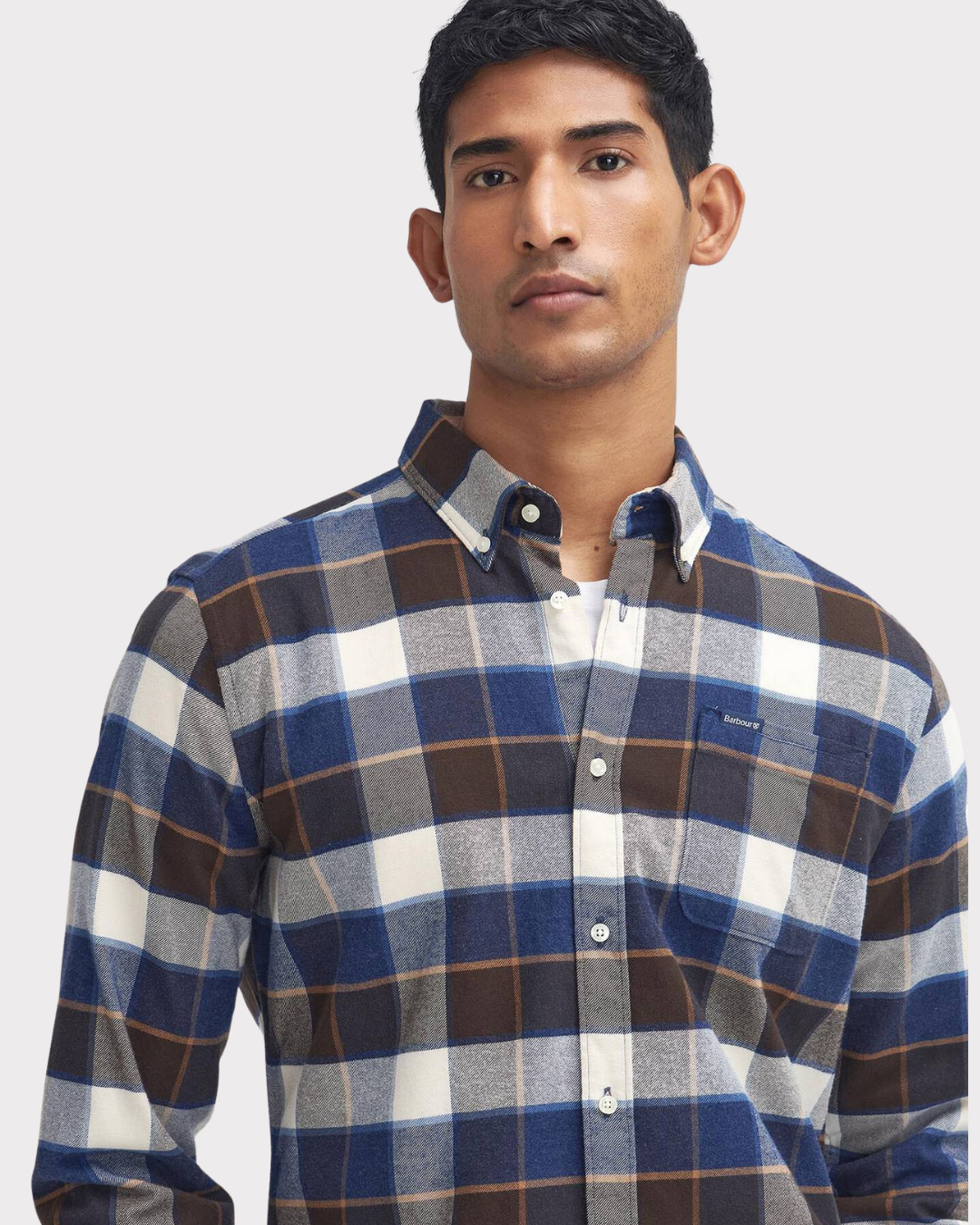 Valley Tailored Checked Shirt-Skjorte-Barbour-Aandahls