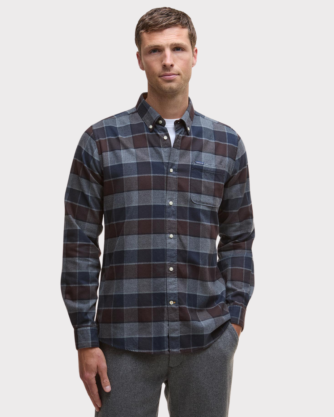 Valley Tailored Checked Shirt-Skjorte-Barbour-Aandahls