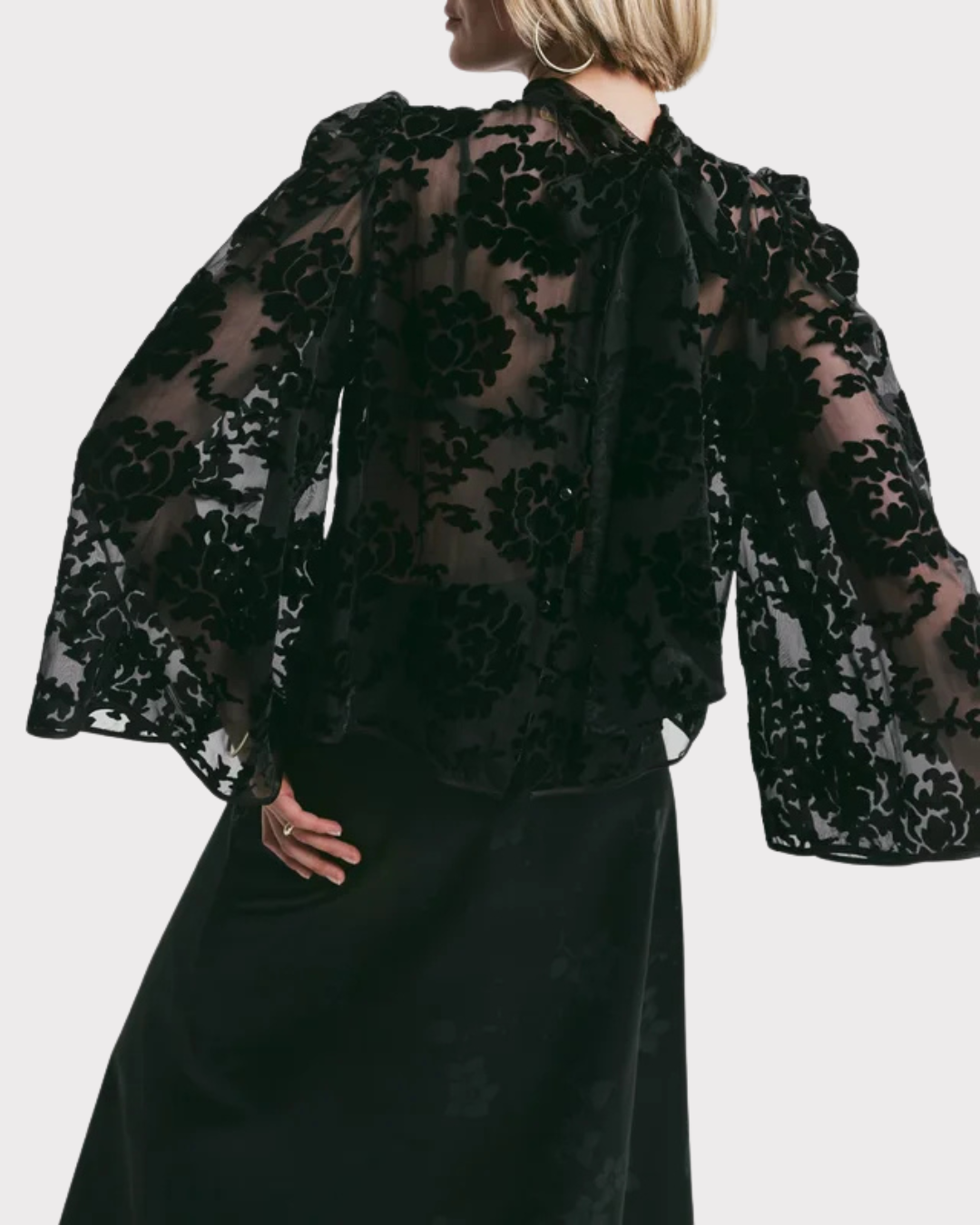 Velvet Flared Top-Topp-ByTimo-Aandahls