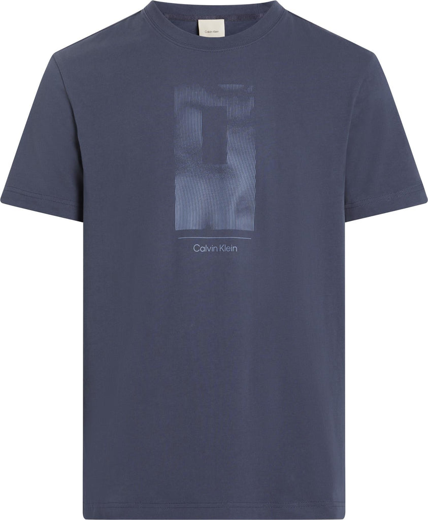 Vertical Lines Graphic t-shirt-T-shirt-Calvin Klein-Aandahls