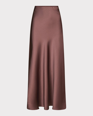 Vicky Heavy Sateen Skirt-Skjørt-Neo Noir-Aandahls