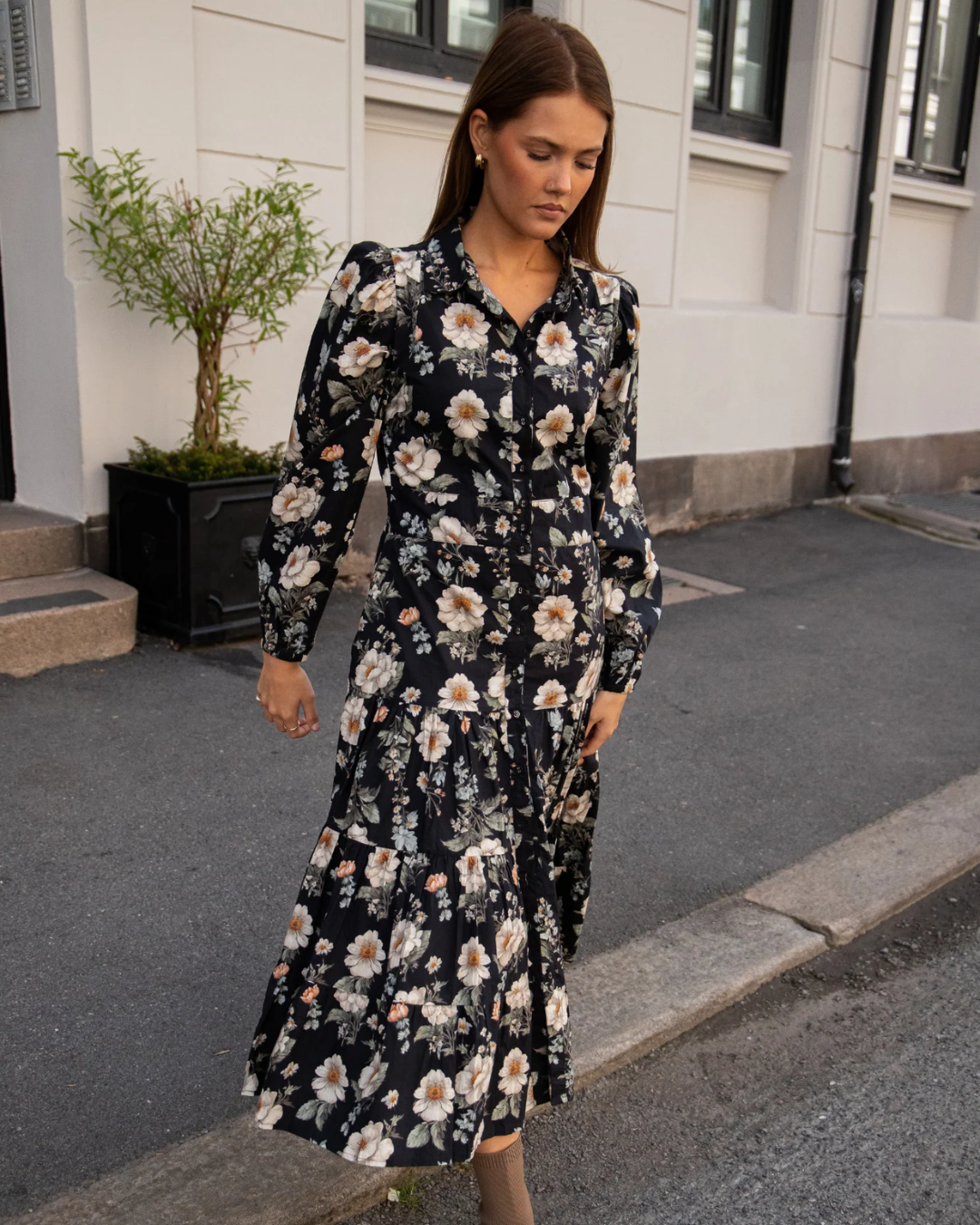 Vicky Midi Dress-Kjole-MISSMAYA-Aandahls