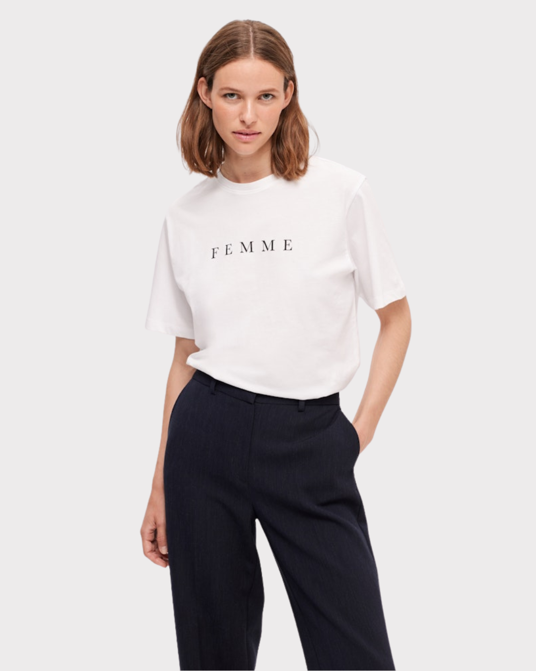 Vilja Printed Tee-T-shirt-Selected Femme-Aandahls
