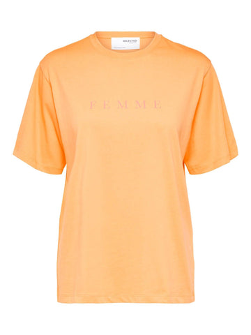 Vilja Printed Tee-T-shirt-Selected Femme-Aandahls