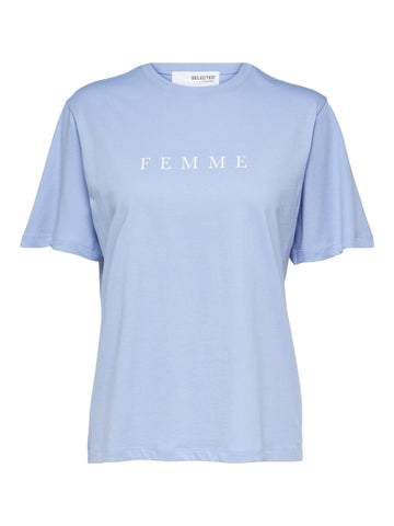 Vilja Printed Tee-T-shirt-Selected Femme-Aandahls