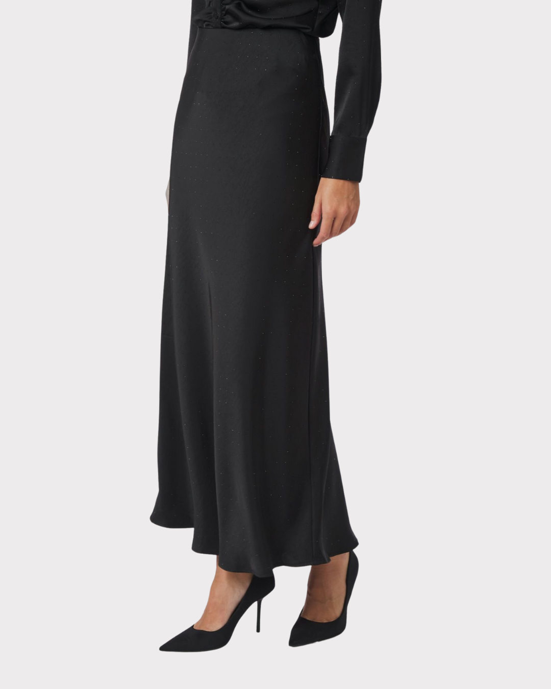 Viso Heavy Sateen Bedaz Skirt-Skjørt-Neo Noir-Aandahls