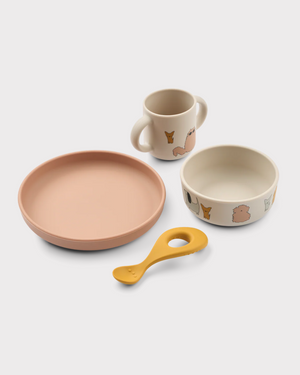 Vivi printed tableware set-Tilbehør-Liewood-Aandahls