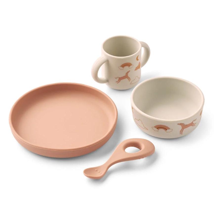 Vivi printed tableware set-Tilbehør-Liewood-Aandahls